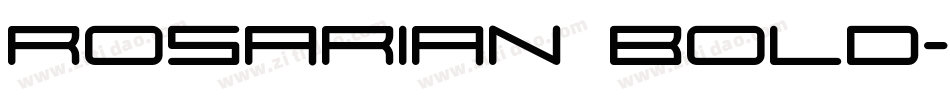 rosarian bold字体转换